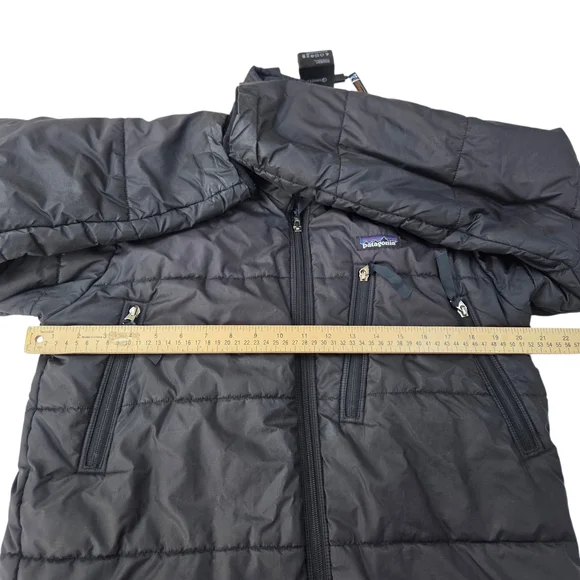 Vintage Y2K Patagonia Puffer Jacket Womens Small Black Insulated Winter Coat - Picture 15 of 16